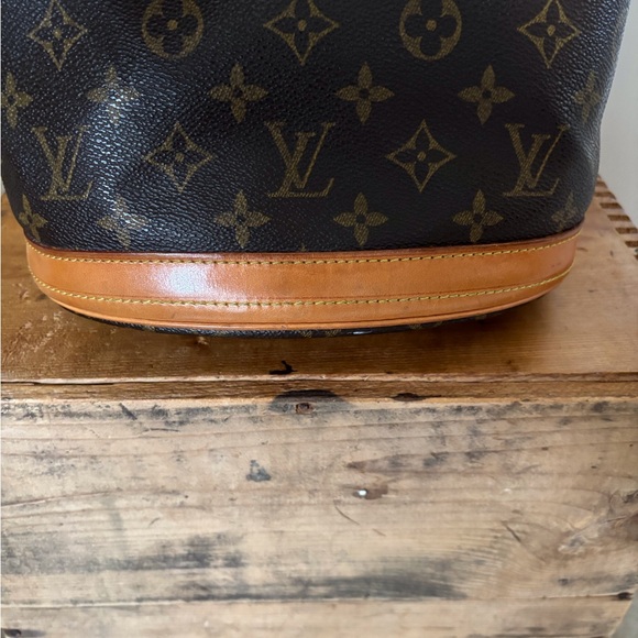 Louis Vuitton Bucket Handbag with Monogram Canvas and Leather Trim - Picture 7 of 14